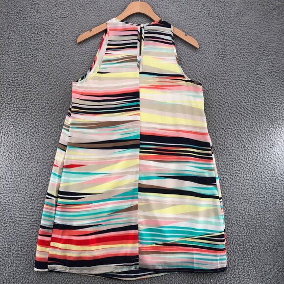 Speechless Dress Women Medium Multicolor Stripe Mini Shift Sleeveless Breathable - Picture 3 of 10